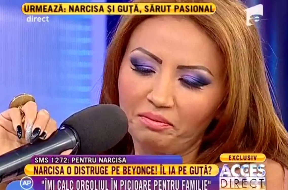 Narcisa a fost uimită de rezultatul testului 