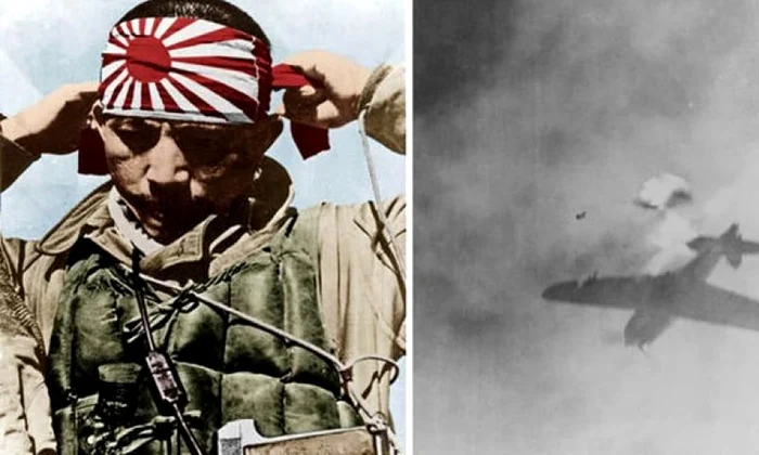 Ameninţarea piloţilor kamikaze în timpul celui de Al Doilea Război Mondial jpeg