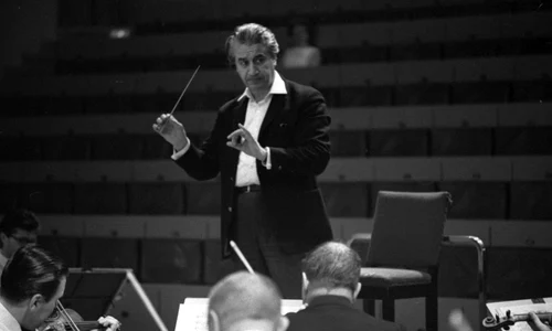 Sergiu Celibidache, președinte al Coloniei Române din Berlin, după cel de al Doilea Război Mondial  jpeg