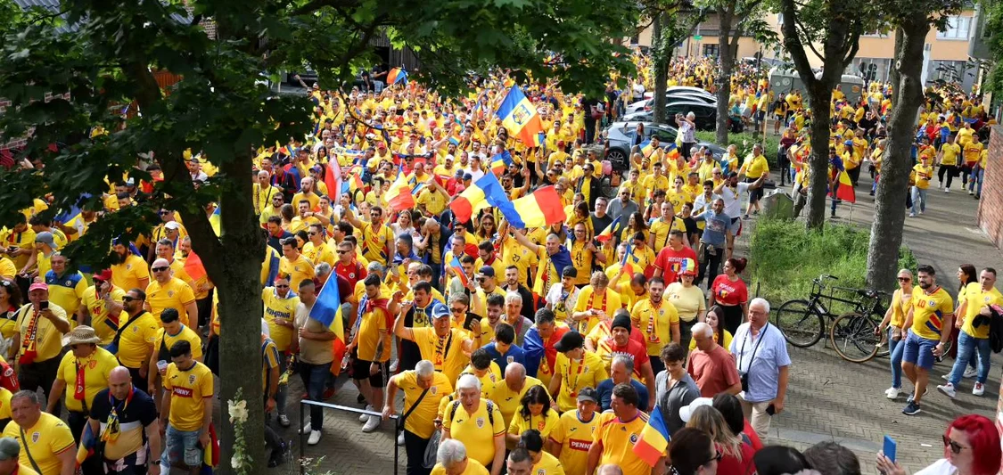 Fanii naționalei au luat cu asalt stadioanele la Euro 2024. Foto Sportpictures