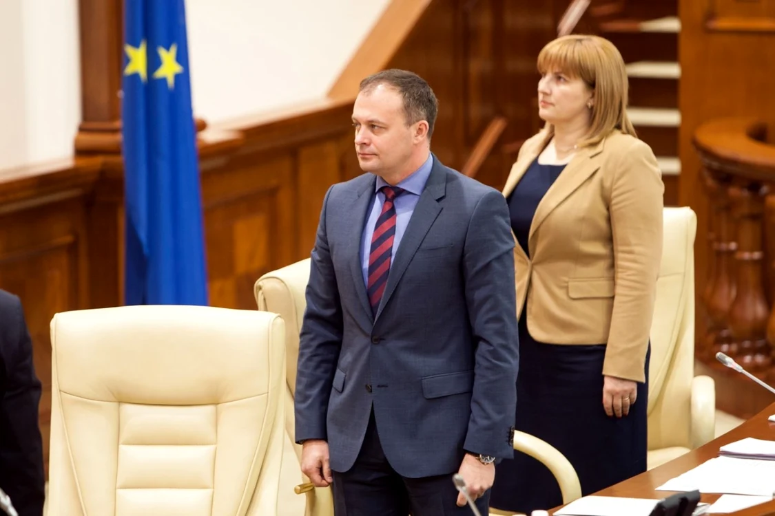 Andrian Candu, spicherul Parlamentului. FOTO: Alexandru Tarlev