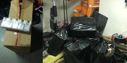 Contrabandă ţigări FOTO Poliţia de Frontieră 