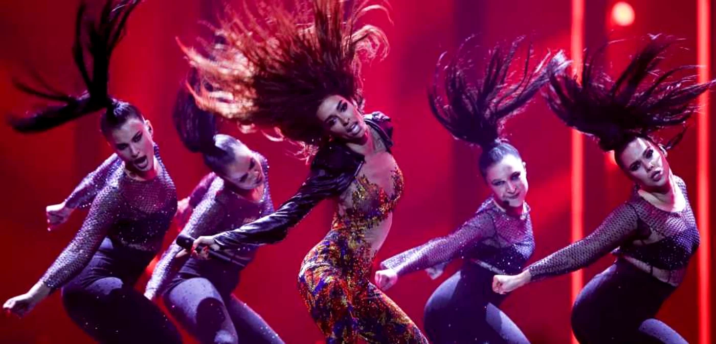Eleni Foureiera, o grecoaică cu origini albaneze, reprezintă Cipru la Eurovision 2018 şi este principala favorită la câştigarea trofeului FOTO EPA/EFE