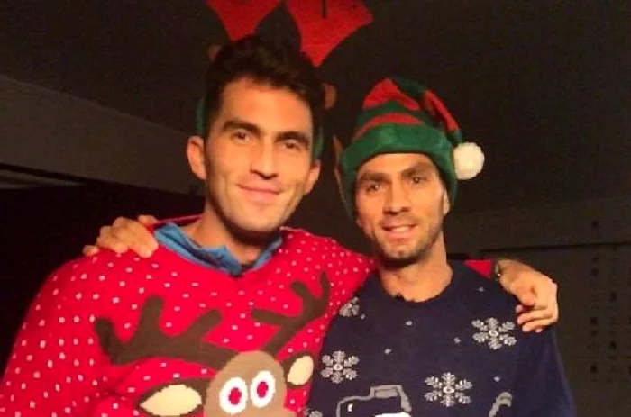 
    Horia Tecau si Jean Julien Rojer s-au pregatit de Craciun cu mult timp inainteFoto: Facebook  