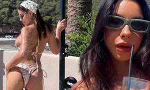 Natalia Mateuț, bombă sexy în vacanța din Ibiza! Frumoasa prezentatoare TV se distrează în Spania cu sora ei și se pregătește să își lanseze colecția de costume de baie   