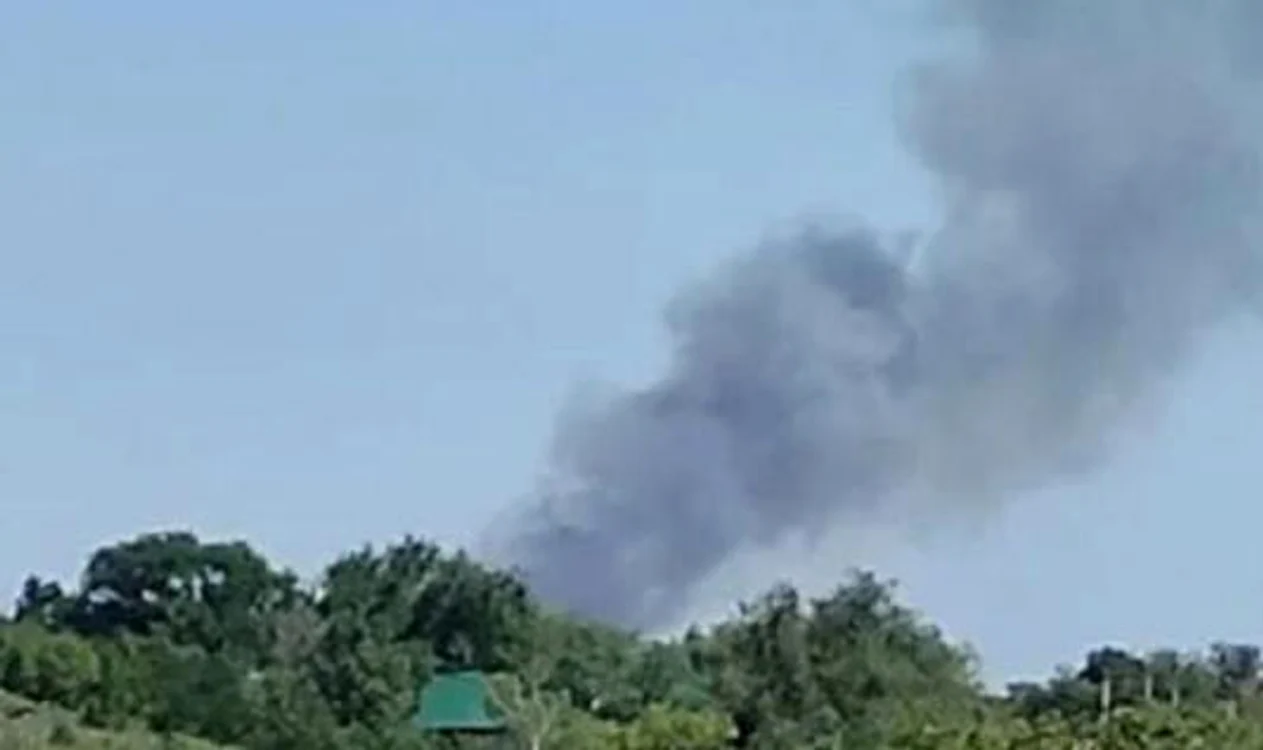 Partizanii au incendiat o bază militară din Mariupol FOTO Mariupol Resistance via Daily Express