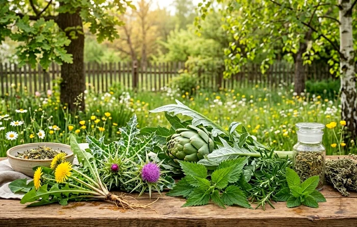 Ce plante de primăvară susțin regenerarea ficatului.