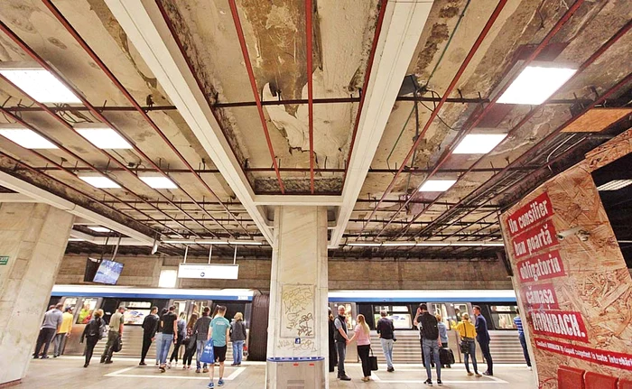 Griviţa. O stație plină de igrasie Foto: Sever Gheorghe