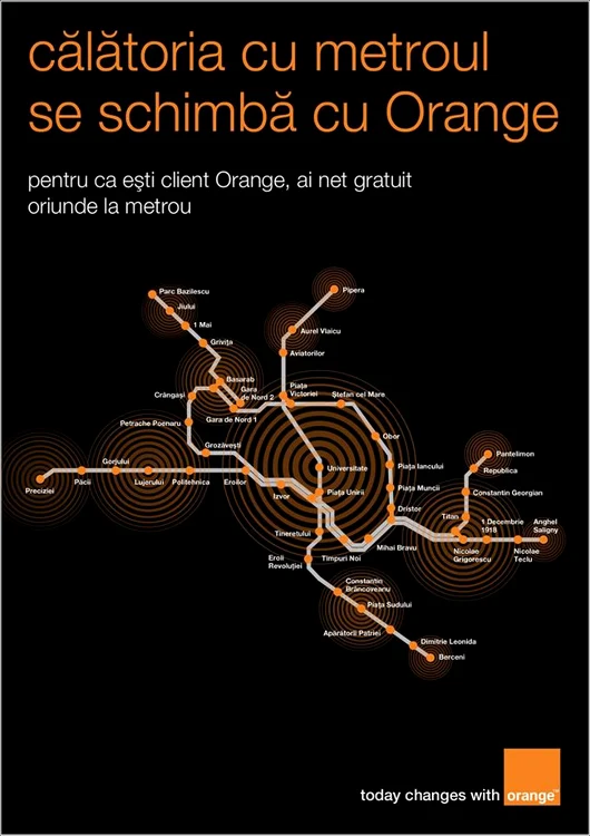 Internet Orange la metrou
