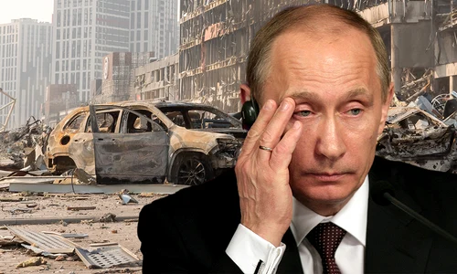 Banner Vladimir Putin 