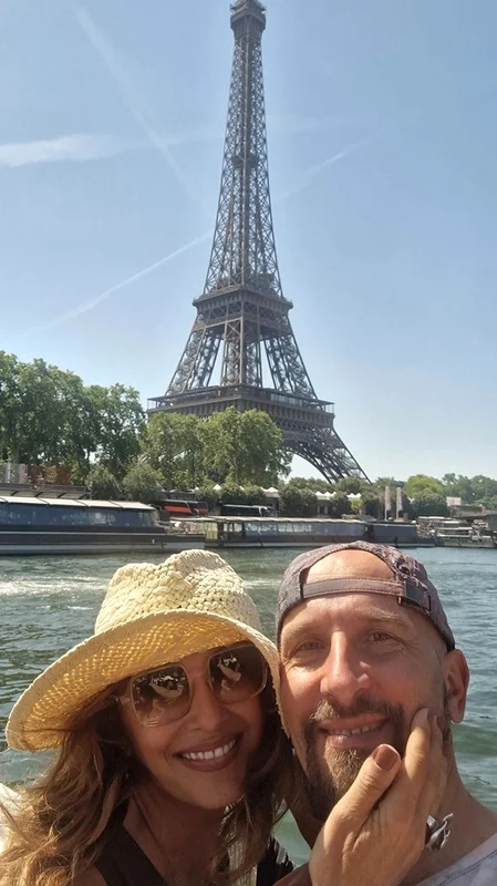 Anca Țurcașiu, în Paris cu iubitul ei, Călin Șerban. Foto: InstaStory
