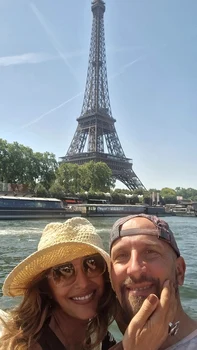 Anca Țurcașiu, în Paris cu iubitul ei, Călin Șerban. Foto: InstaStory