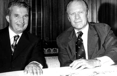 Vizita lui Ceaușescu în SUA și acordarea clauzei națiunii celei mai favorizate (1975) jpeg