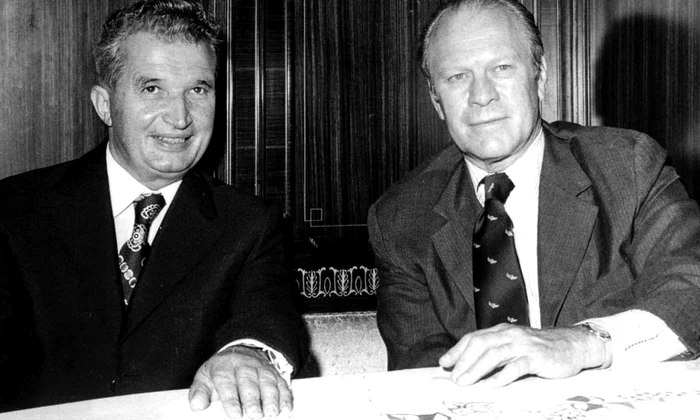 Vizita lui Ceaușescu în SUA și acordarea clauzei națiunii celei mai favorizate (1975) jpeg