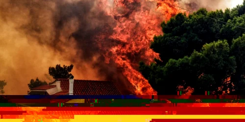 Incendii devastatoare în Grecia cel puţin 50 de oameni şi-au pierdut viaţa FOTO AFP