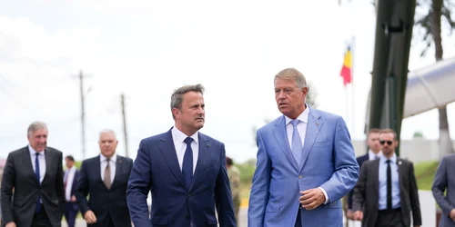 Klaus Iohannis si Xavier Bettel FOTO Presidency jpg