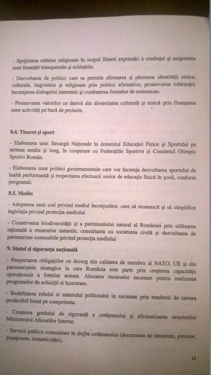 Program de guvernare Dacian Ciolos pagina 12