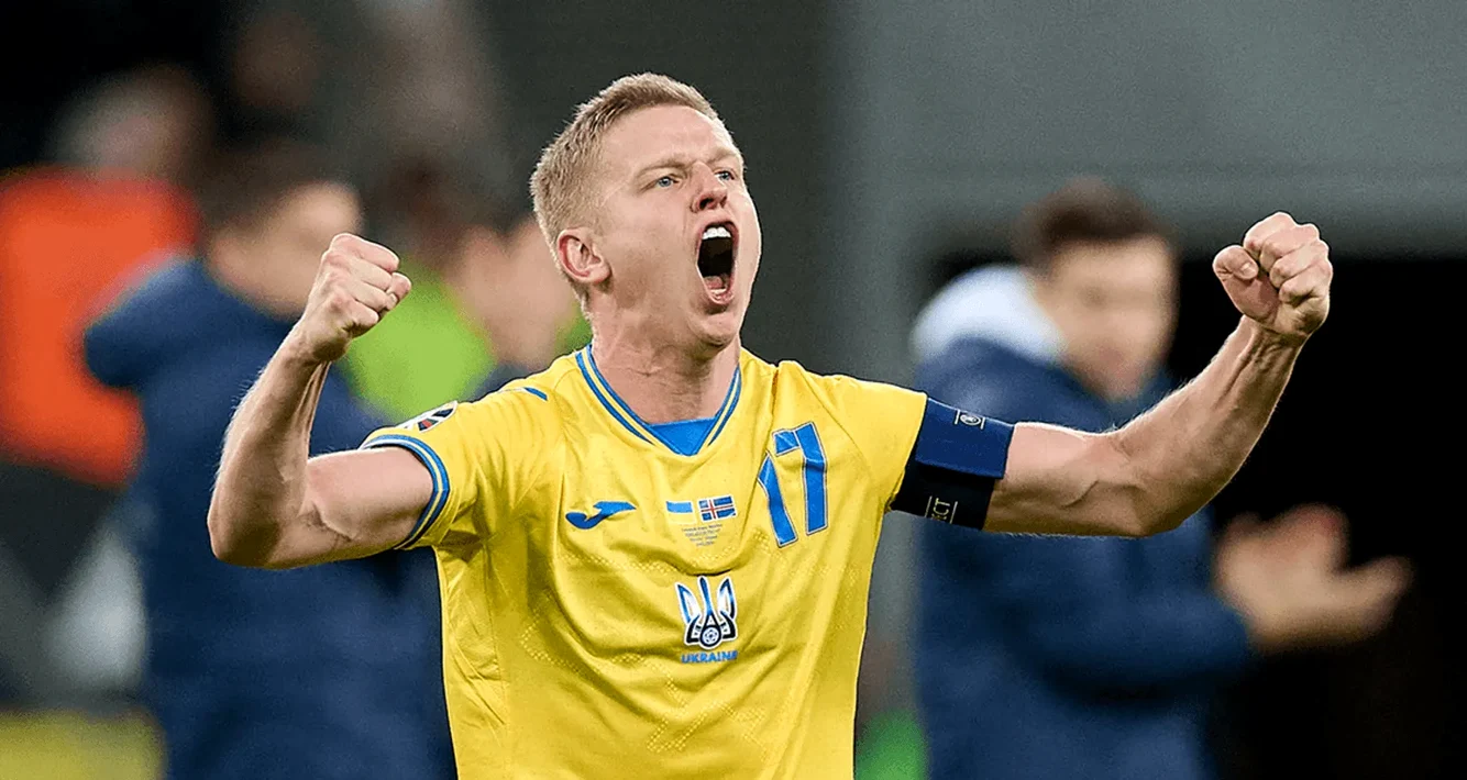 Zinchenko este vedeta naționalei Ucrainei. Foto arsenal.com
