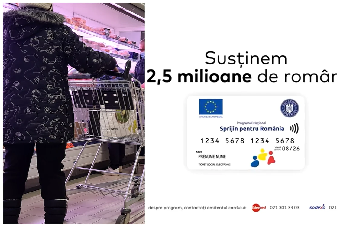 Beneficiarii sunt obligaţi să îşi verifice cardurile în magazine. FOTO: captură fonduri-ue.ro