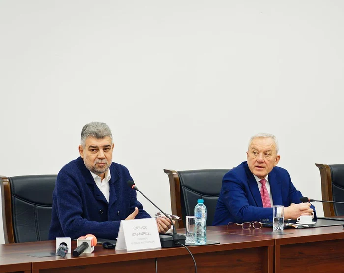 Marcel Ciolacu și Constantin Toma, doi lideri PSD cu opinii diferite FOTO: Facebook