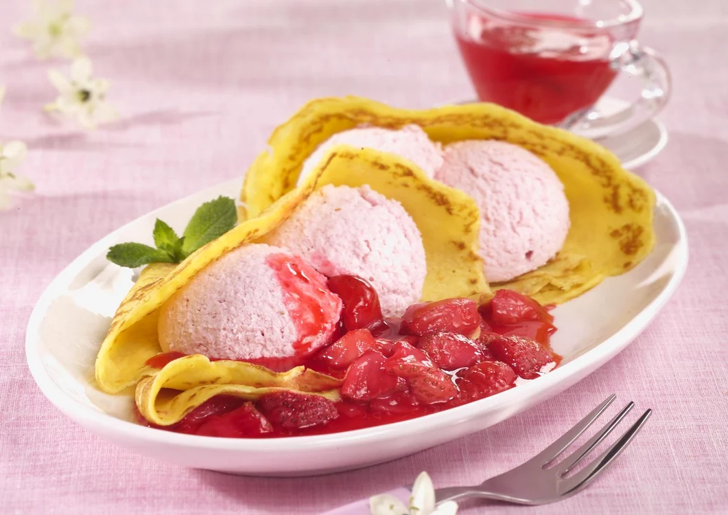 Pancakes with Hot Strawberries jpeg
