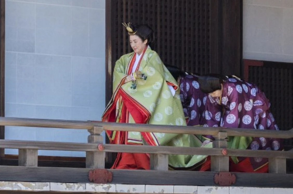 Ritual sintoism Naruhito Japonia FOTO AFP