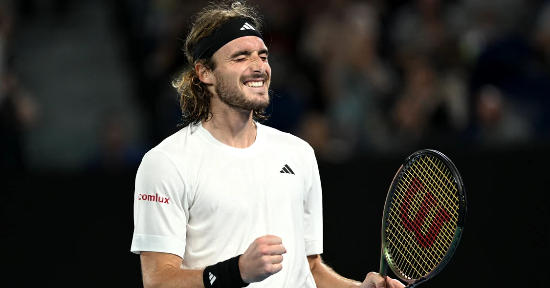 Stefanos Tsitsipas va fi adversarul ”tricolorilor” în Cupa Davis. Foto Getty images