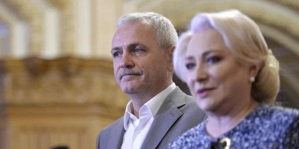 Liviu Dragnea si Viorica Dancila FOTO Mediafax 