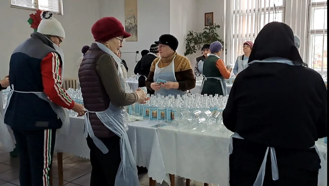 Pregătiri de Bobotează FOTO: C. Mazilu
