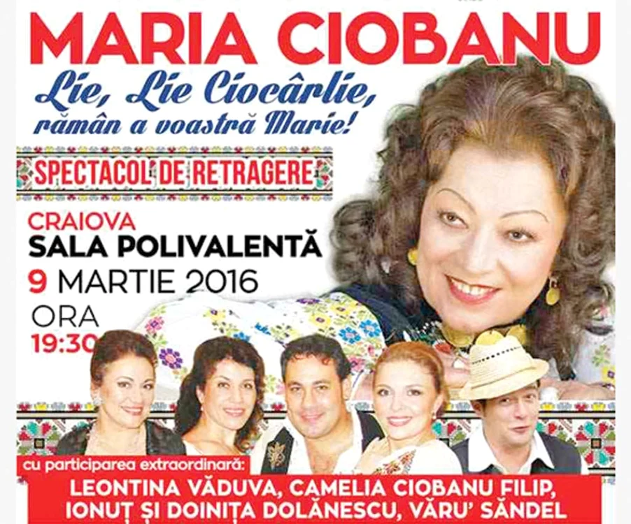 2016. Maria anunța turneul de retragere