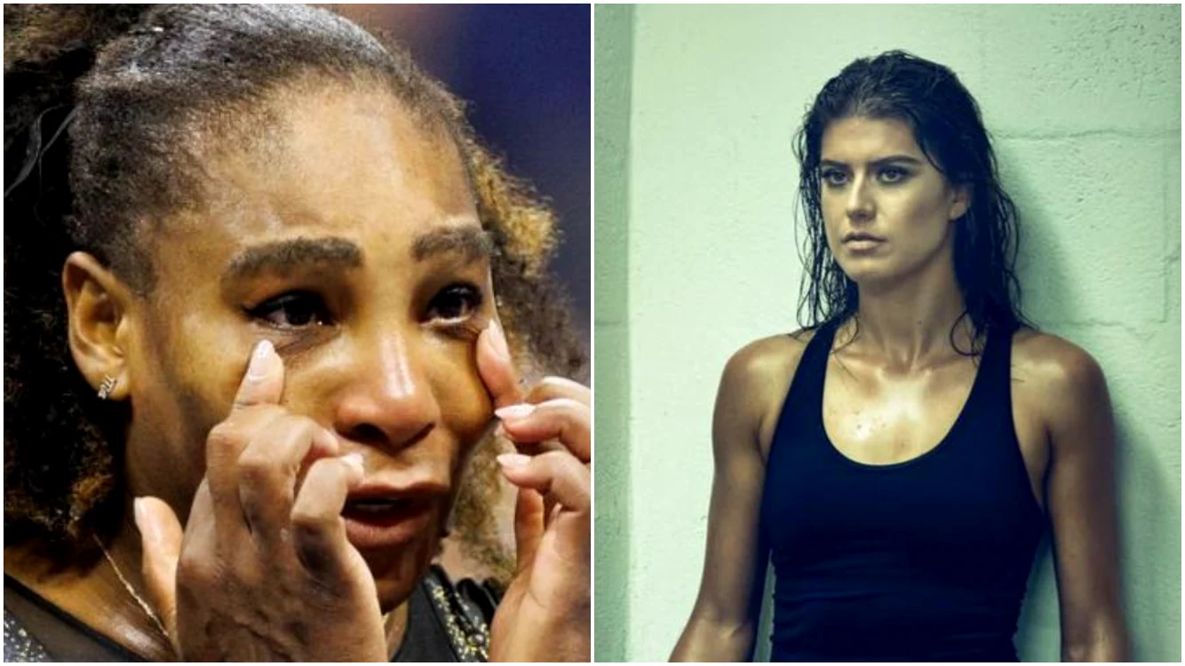 Serena Williams o intimida pe Sorana Cârstea. Foto: colaj/Facebook