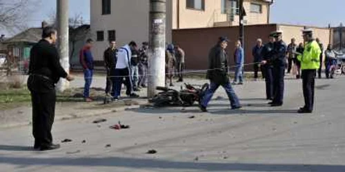 Imagine de la accident. FOTO: Nicoleta Butnaru