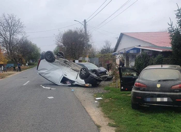 Accidentul a avut loc pe raza comunei Ciulniţa FOTO IPJ Ialomiţa