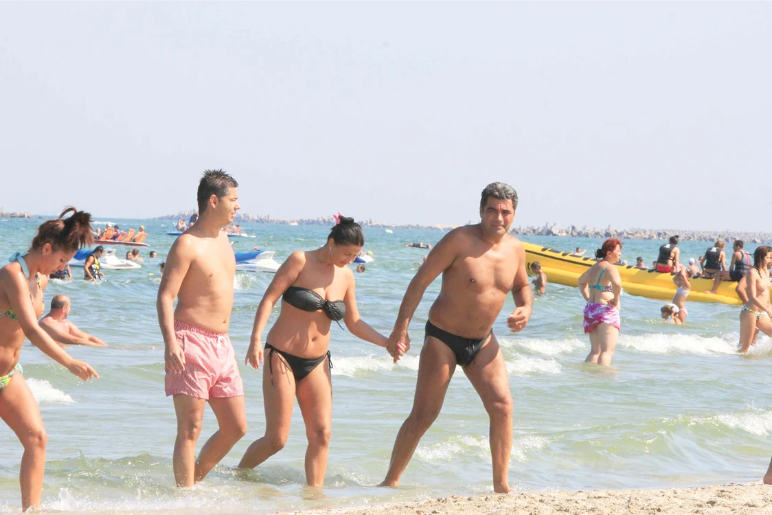 La mare, pe când formau un cuplu