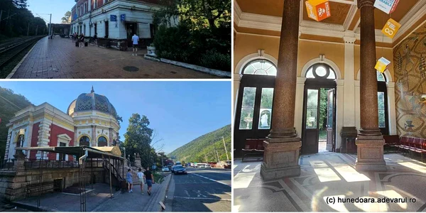 gara din Băile Herculane  Foto Daniel Guță ADEVĂRUL jpg