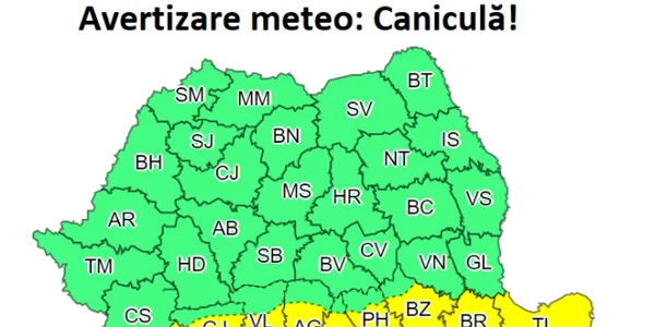 avertizare meteo canicula