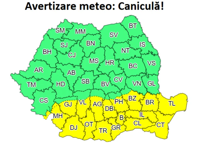 avertizare meteo canicula