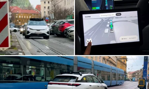 robotaxi in zagreb foto captura video pony ai png