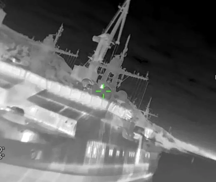 Navă lovită în Sevastopol/FOTO:X