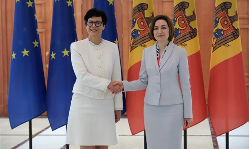 Marta Kos și Maia Sandu FOTO X / @MartaKosEU