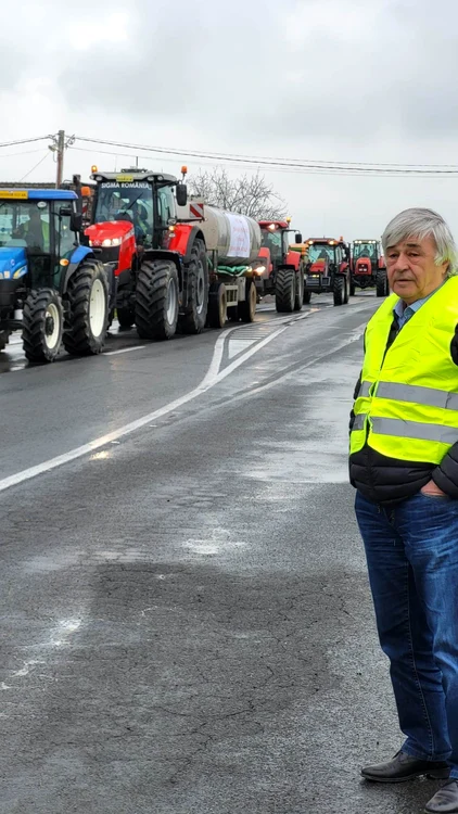 Unul dintre cei mai mari fermieri din țară se află la protest FOTO Claudia Untaru