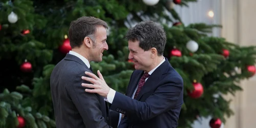 Nicușor Dan și Emmanuel Macron FOTO Profimedia