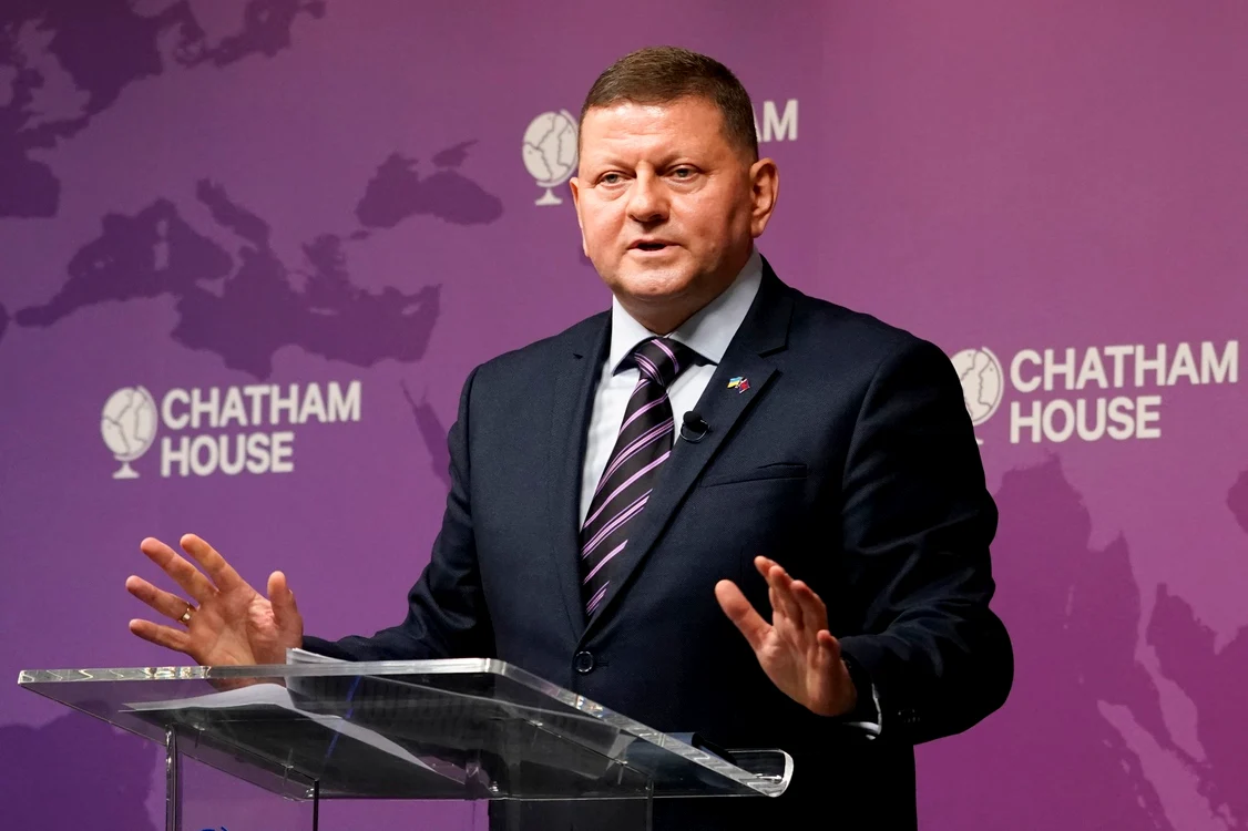 Valeri Zalujnîi a ținut un discurs la un eveniment Chatham House FOTO PROFIMEDIA