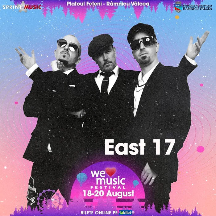 East 17 vor reveni în România la WeLoveMusic Festival