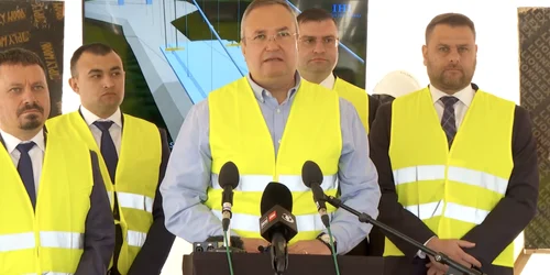 Premierul Ciucă aflat în vizită la Brăila FOTO Captură