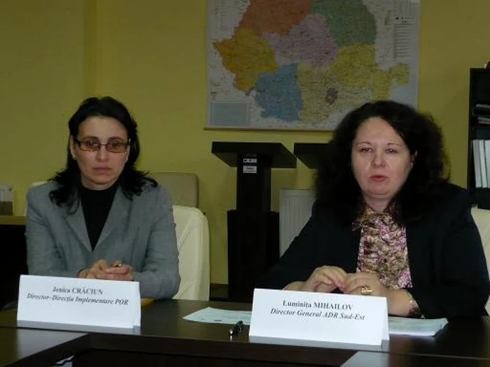 Luminiţa Mihailov (dreapta) este directorul general al ADR Sud-Est