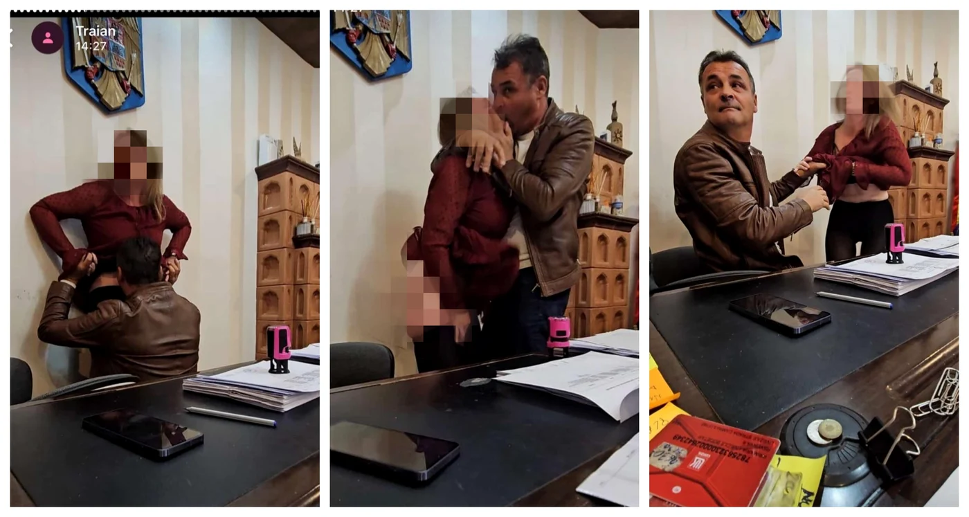 Imaginile compromiţătoare au apărut în spaţiul public FOTO: cub reţele sociale