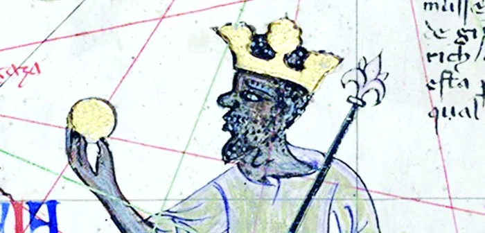 În Atlasul Catalan din 1375, Mansa Musa este înfăţişat ţinând o monedă de aur FOTO Profimedia