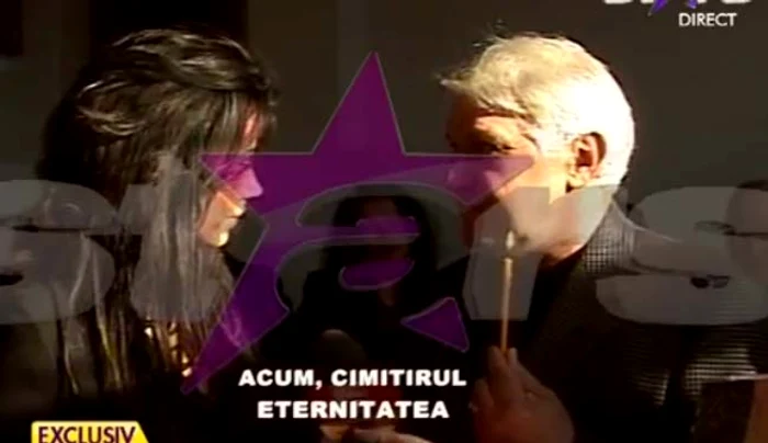 Oana şi-a îmbrăţişat unchiul, lângă sicriul mamei sale