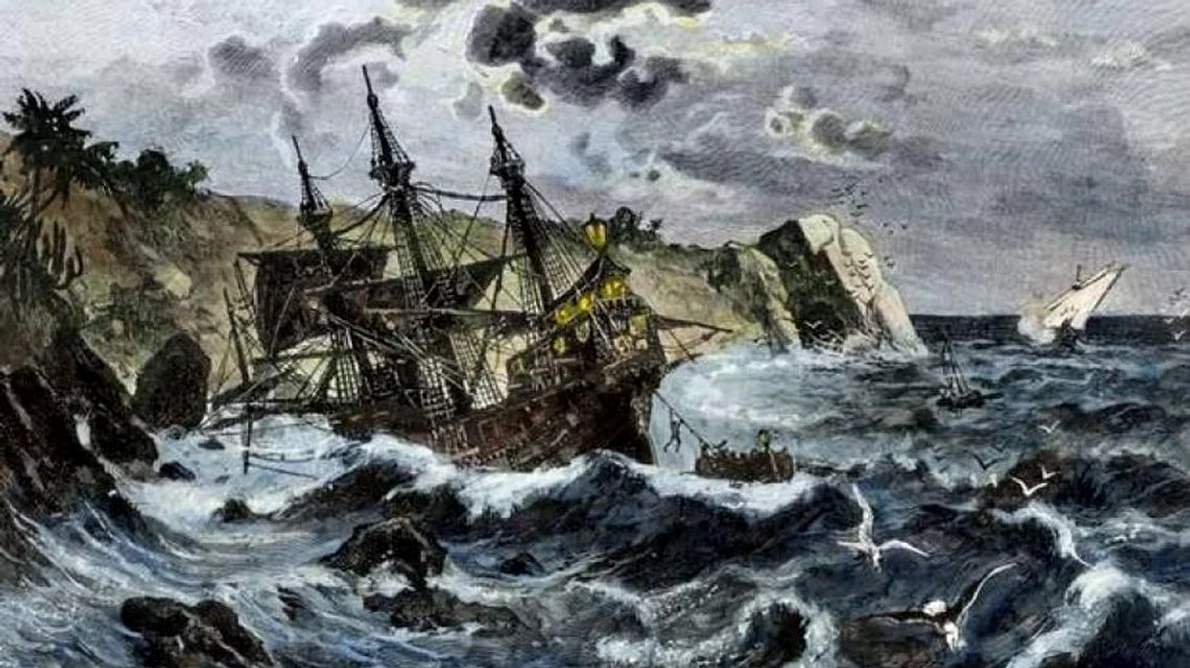Nava „Santa Maria” a lui Cristofor Columb, descoperită în largul statului Haiti jpeg